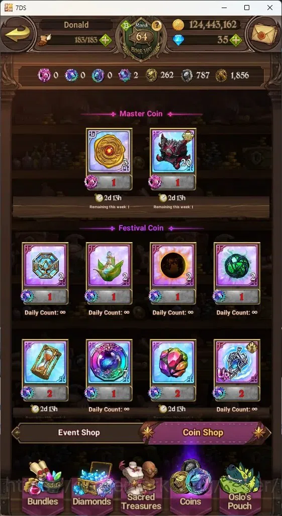 The Seven Deadly Sins: Grand Cross Accounts Global|3M CC|238 LS|2 LR+9 UR+Collab Gachiakuta|A  image 15