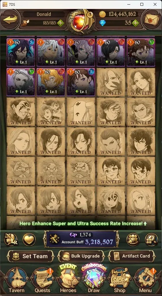 The Seven Deadly Sins: Grand Cross Accounts Global|3M CC|238 LS|2 LR+9 UR+Collab Gachiakuta|A  image 9
