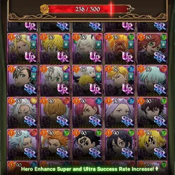The Seven Deadly Sins: Grand Cross Endgame Global|3M CC|238 LS|2 LR+9 UR+Collab Gachiakuta|A  image 1