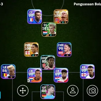 eFootball Accounts Legends & Iconic Players Mobile|PW2824|New Erling Haaland Big T, New Jude Bellingham Big T, Lionel Messi