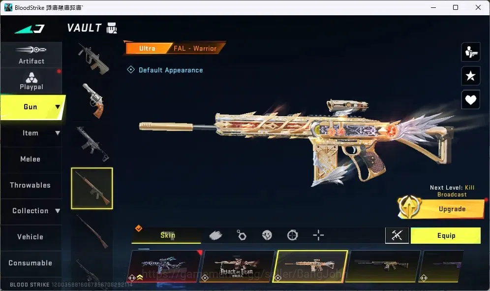 Blood Strike Accounts ASIA | ULTRA MELEE: Spear-Naoru  | 2 EVA,2 TR,1 AO image 19