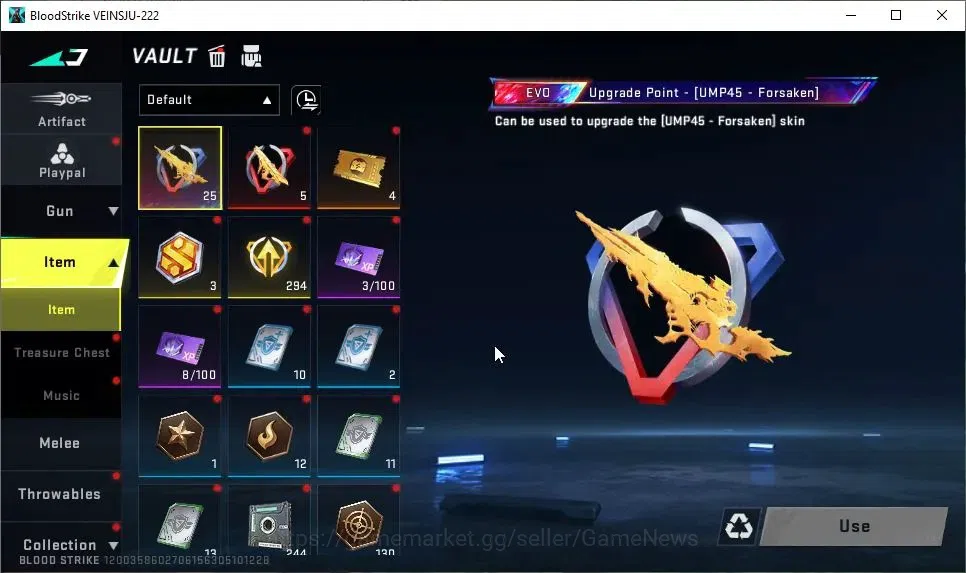 Blood Strike Accounts ASIA|ETERNAL AK47-Overload Lv2|8 ULTRA[ETHAN,KATYA image 18