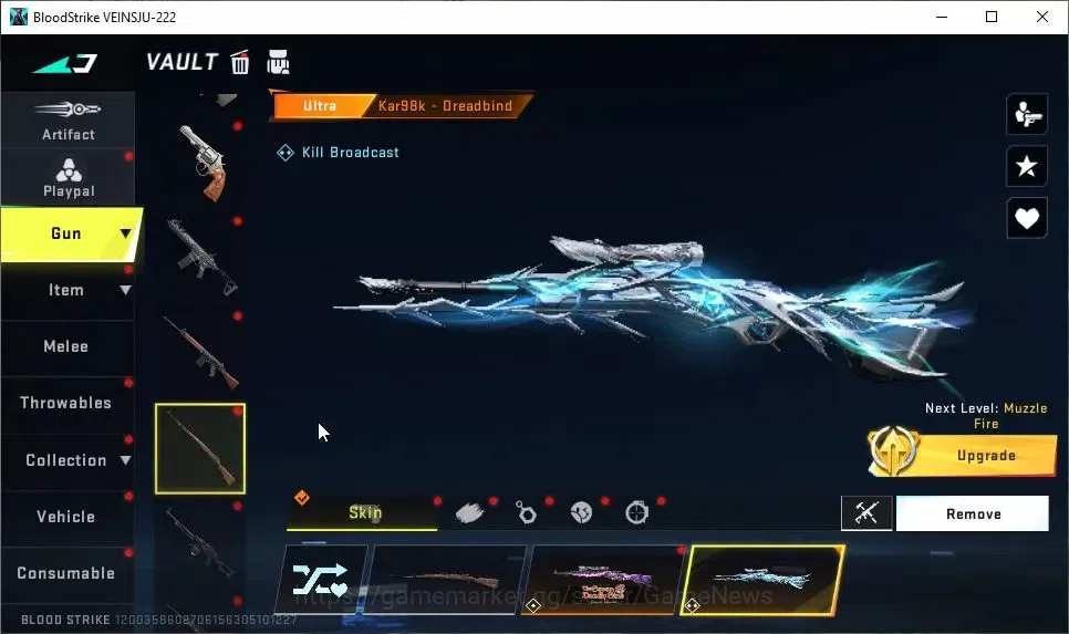 Blood Strike Accounts ASIA|ETERNAL AK47-Overload Lv2|8 ULTRA[ETHAN,KATYA image 9