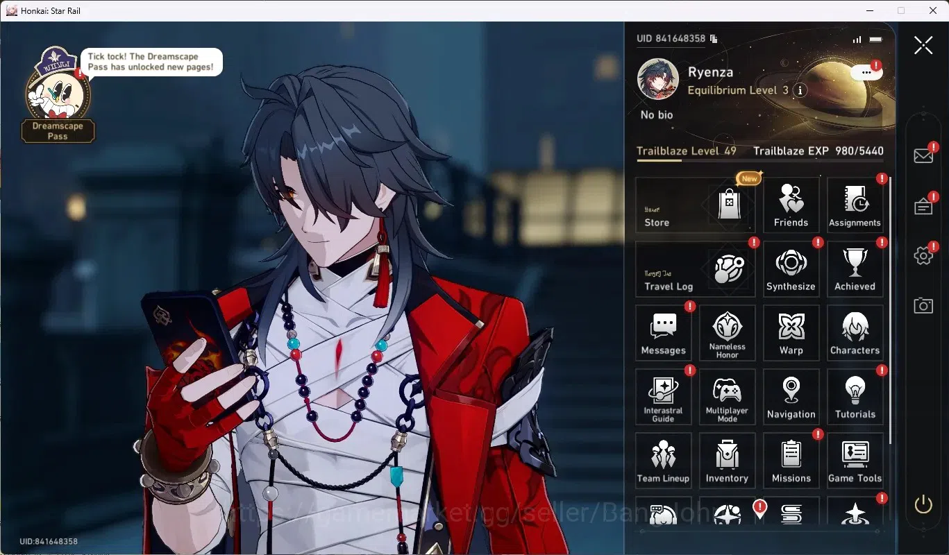 Honkai Star Rail Accounts ASIA|TL 49|7 Limited [Mortenax Blade,Sparkle,Robin image 1