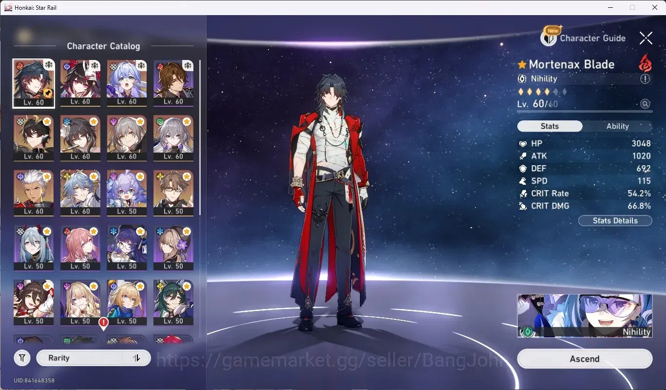 Honkai Star Rail Accounts ASIA|TL 49|7 Limited [Mortenax Blade,Sparkle,Robin image 2