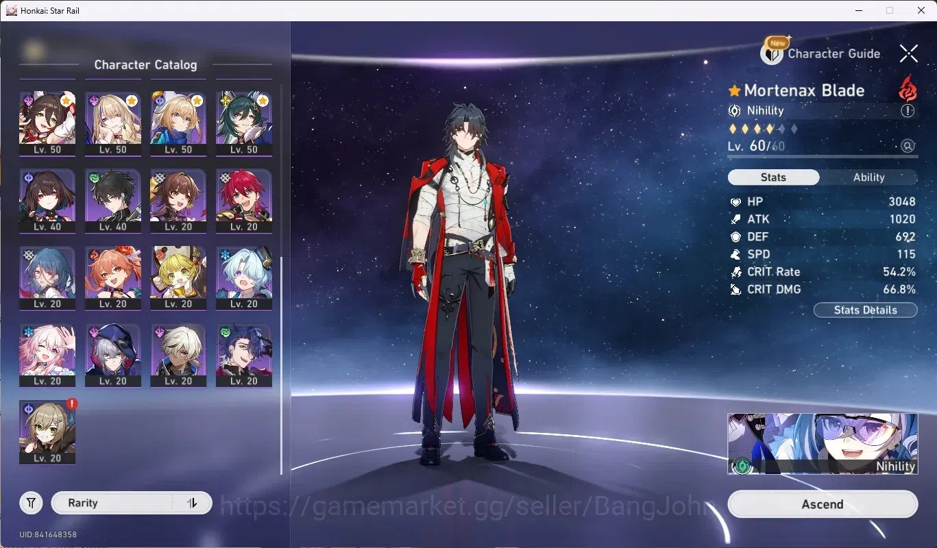 Honkai Star Rail Accounts ASIA|TL 49|7 Limited [Mortenax Blade,Sparkle,Robin image 3