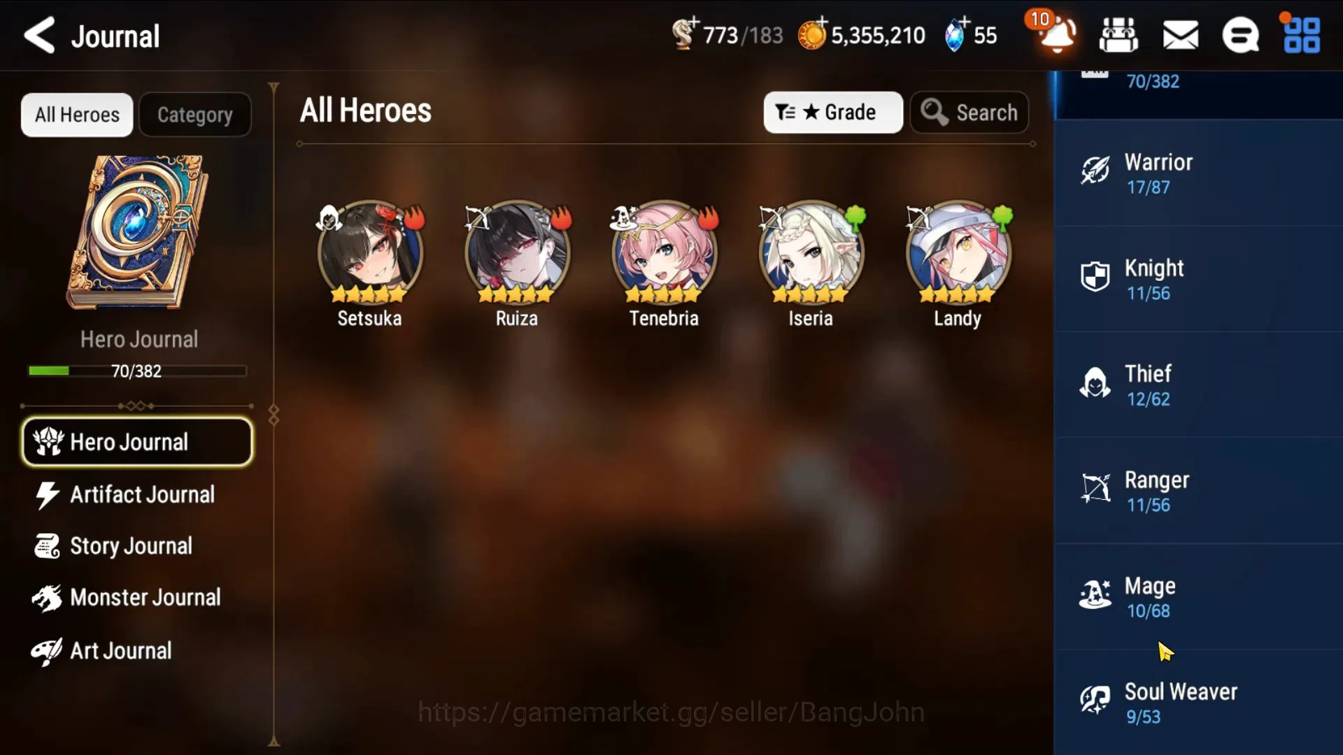 Epic Seven Accounts Global Unverif | Fresh Starter 3 ML(Ruele Of Light image 13