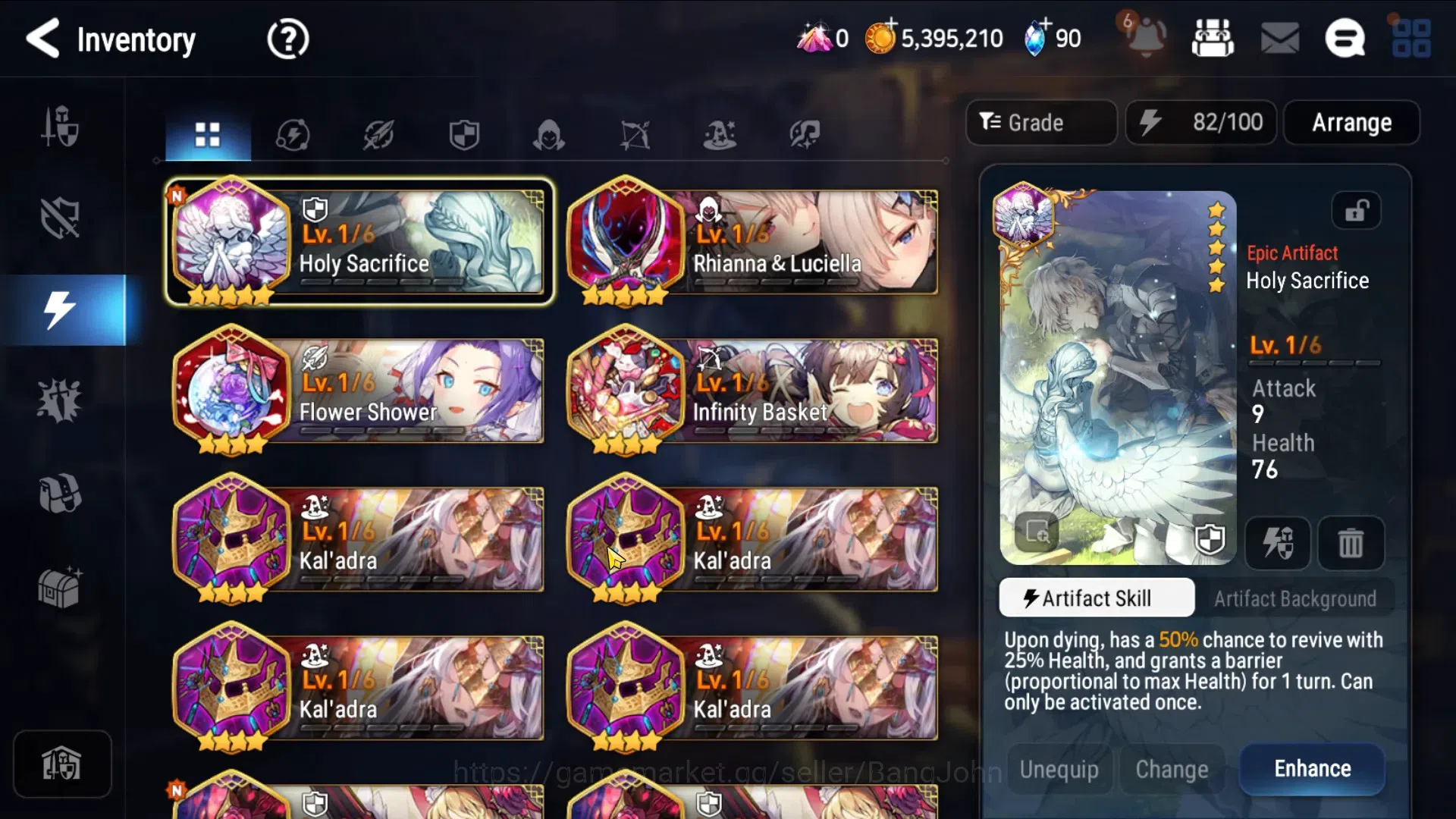 Epic Seven Accounts Global Unverif | Fresh Starter 3 ML(Ruele Of Light image 3