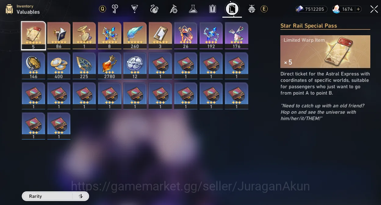 Honkai Star Rail Accounts Mid Game ASIA[TL66] 8 limited [Firefly+Sign,The Herta+Sign,Castorice+Sigsn,Ruan 8