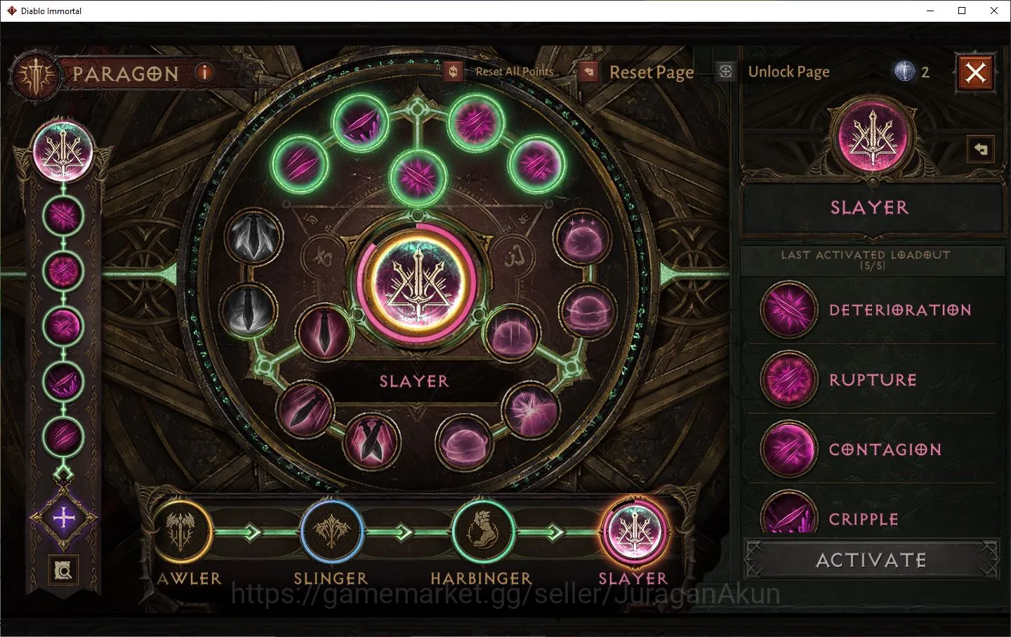 SEA-ANU|Lv60(414)Druid|28k CR|Reso 630|Hell III|Paragon Slayer|Hell Lv16|Esessence Lv 2 21/30|Check SS (DI909) Diablo Immortal Starter SEA-ANU|Lv60(414)Druid|28k CR|Reso 630|Hell III|Pa image 1