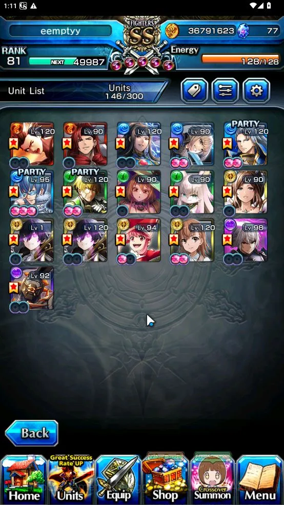 Grand Summoners Mid-Game Global|Rank 81|16 Ascend[InumutaTW,RoyTW,Pinnacle  image 1