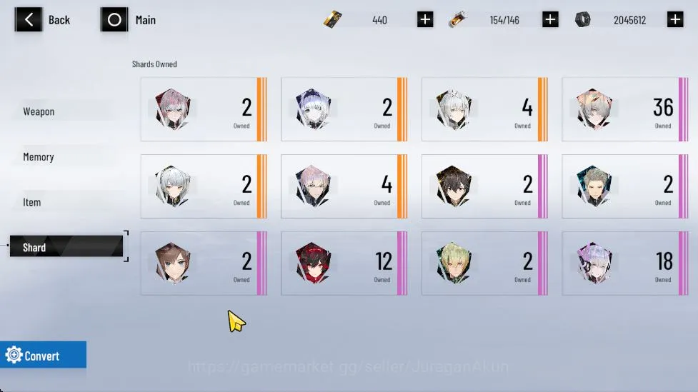 Punishing: Gray Raven Accounts Starter Asia | Starter Freast Account | [Nanami, CW S Etc] | Log KURO | CheckSS (PGR1556) 2
