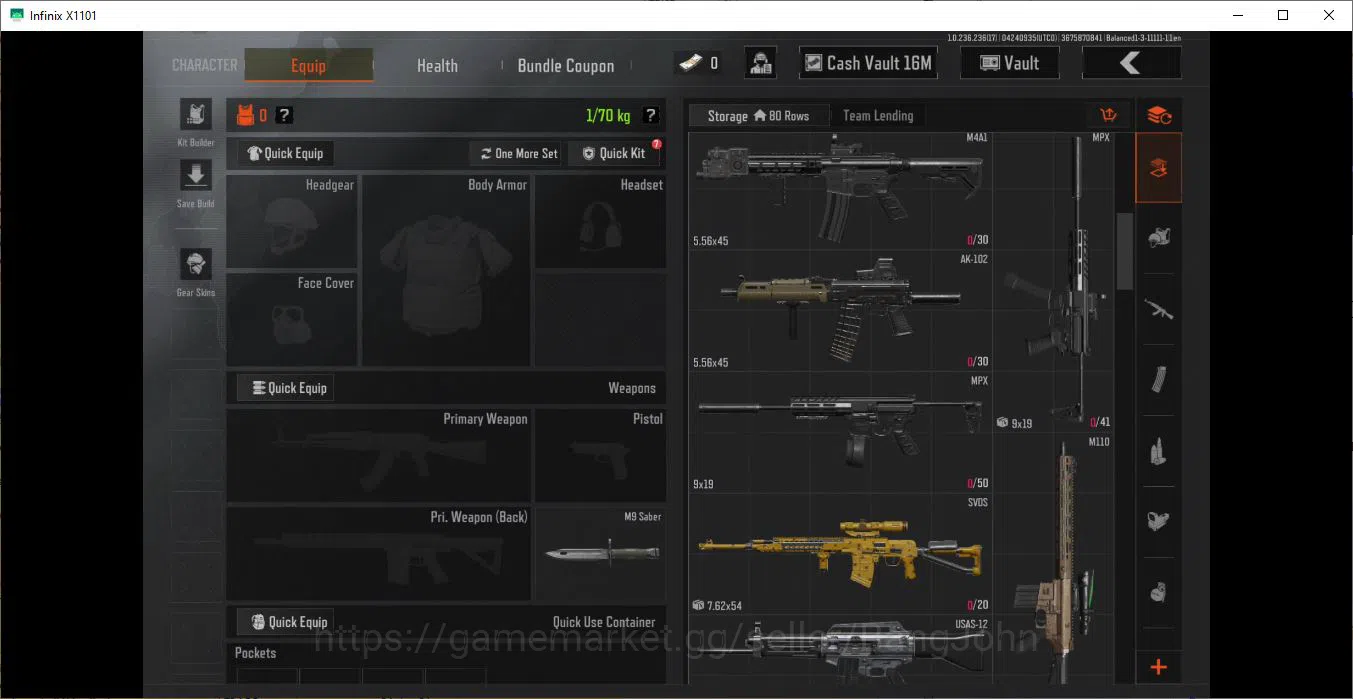 Arena Breakout Accounts MOBILE|LVL30 SV 23,6M|CV 16,1M|MORE SKIN 03 HEAVY, image 8