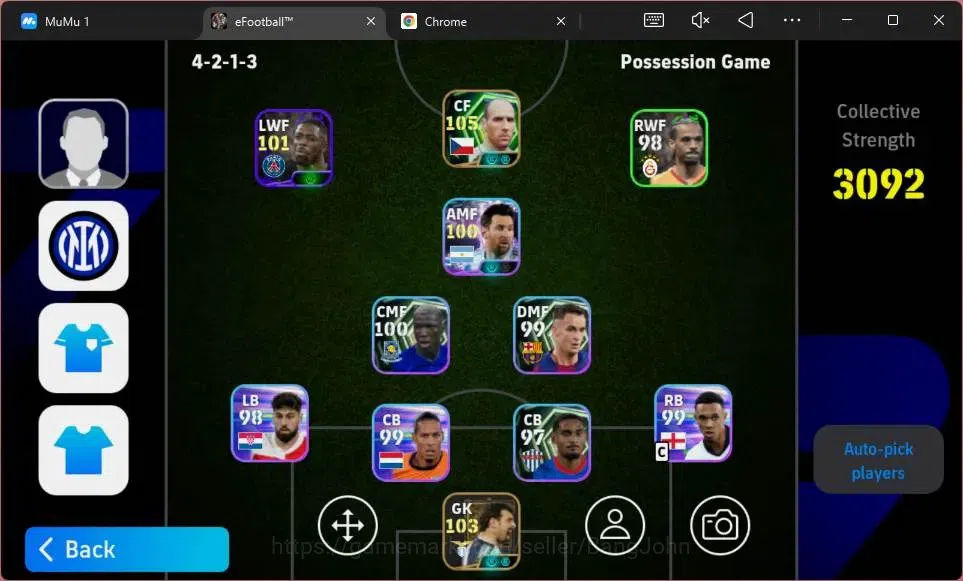 eFootball Accounts ANDROID|PW 3092|Epc Jan Koller|Epc Angelo Peruzzi| image 2