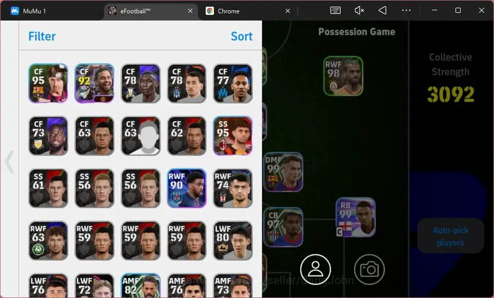 eFootball Accounts ANDROID|PW 3092|Epc Jan Koller|Epc Angelo Peruzzi| image 3