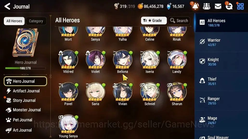 Epic Seven Accounts GLOBAL Unverif|17 ML (LOT Scales,Boss Arunka,Salom image 10