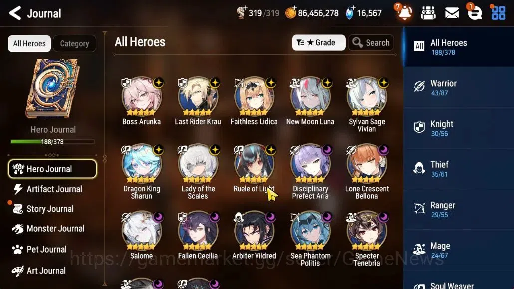 Epic Seven Accounts GLOBAL Unverif|17 ML (LOT Scales,Boss Arunka,Salom image 6