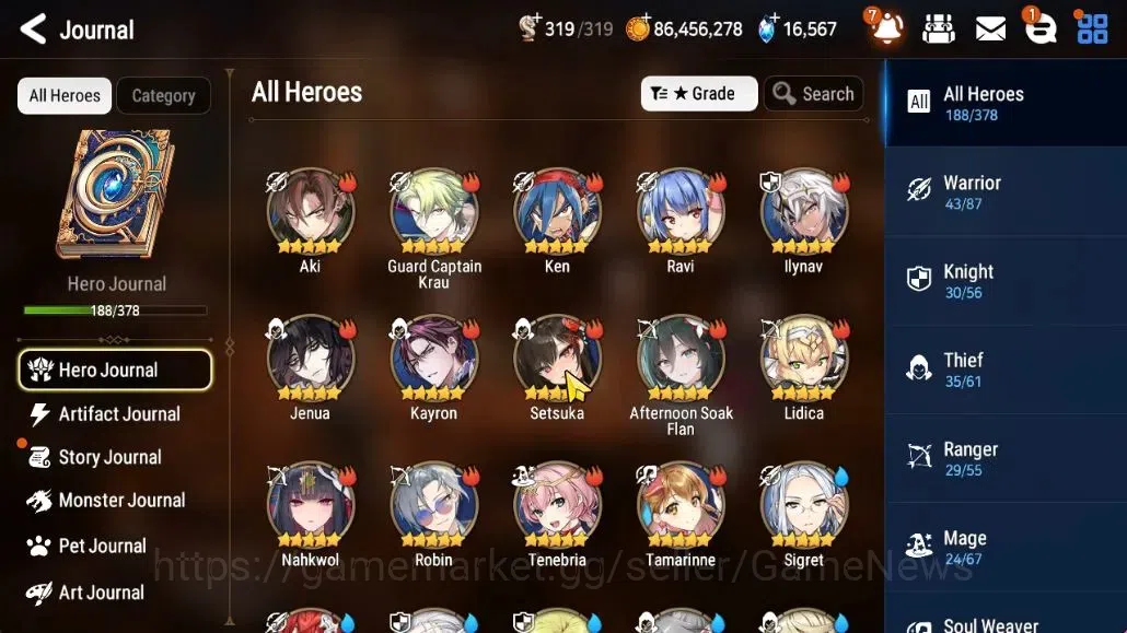 Epic Seven Accounts GLOBAL Unverif|17 ML (LOT Scales,Boss Arunka,Salom image 8