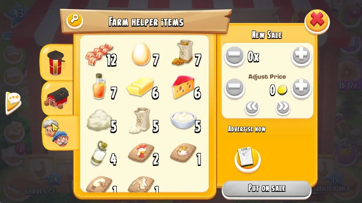 Hay Day Accounts Lvl 43 |Silo Storage 725 + Barn Storage 1100 + 24K image 12