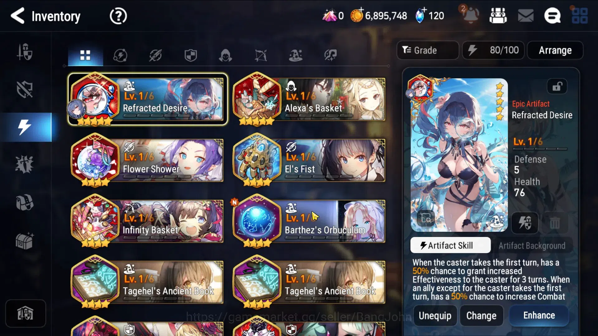 Epic Seven Accounts Starter Global Unverif | Fresh Starter | ML E Ilynav+Fumyr(+Art) | PoH+Bless ON | 800 MM | Stigma 4.2K 3