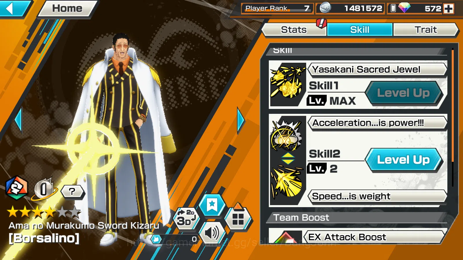 One Piece Bounty Rush Accounts Others Global | 3EX | RD 572 | 1 MAX |  5elders Nusjuro,GP Edward Newgate, SK borsalino 5