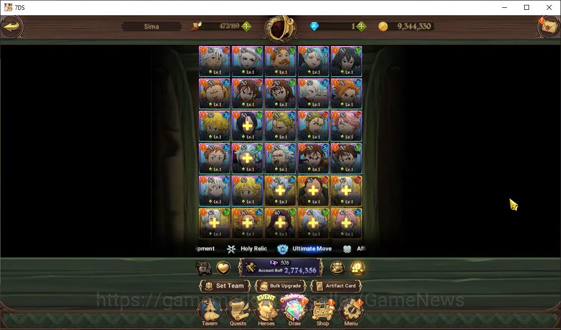 The Seven Deadly Sins: Grand Cross Accounts Global|2,7M CC|2 LR+4 UR+Colab|Helbram,Elizabeth2/ image 12