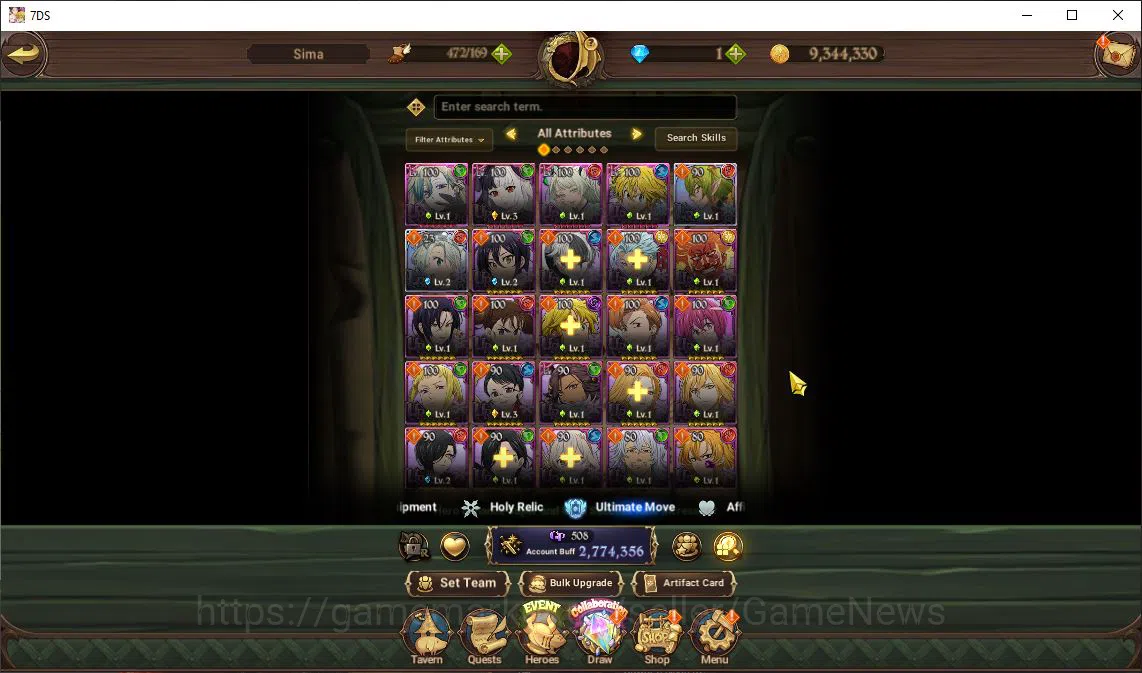 The Seven Deadly Sins: Grand Cross Accounts Global|2,7M CC|2 LR+4 UR+Colab|Helbram,Elizabeth2/ image 16