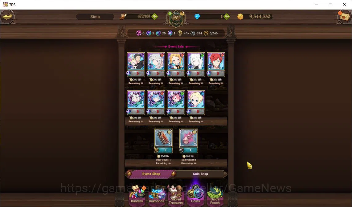 The Seven Deadly Sins: Grand Cross Accounts Global|2,7M CC|2 LR+4 UR+Colab|Helbram,Elizabeth2/ image 9