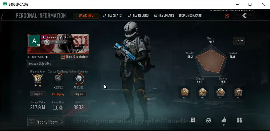 Arena Breakout Accounts MOBILE Lv30|SV 217M|CV 204M| 5 Utopia | LR-AR1 Dec image 17