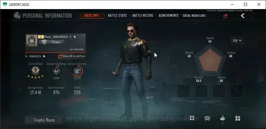 Arena Breakout Accounts [MOBILE] Lvl30|SV 17M|CV 13M|PR Jacket Honeycomb S image 3
