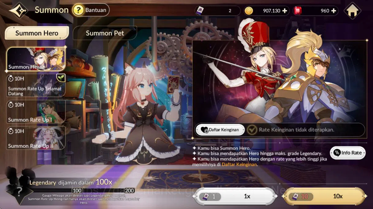 Seven Knights Re:Birth Accounts [Re;BIRTH] Global Fresh Starter 5 Legendary (Teo,  image 2