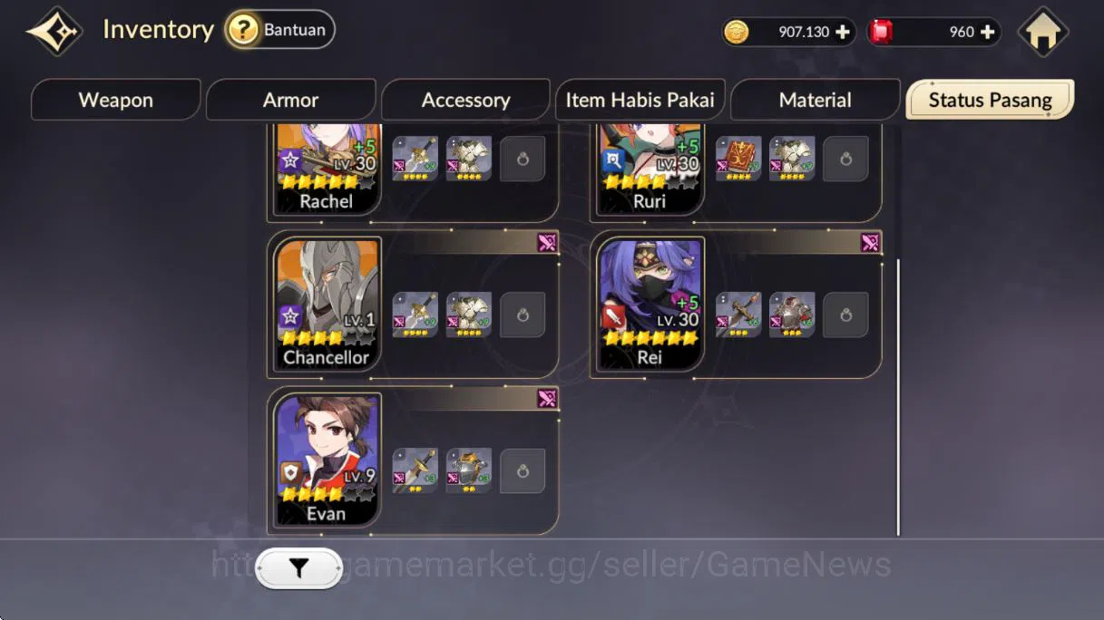 Seven Knights Re:Birth Accounts [Re;BIRTH] Global Fresh Starter 5 Legendary (Teo,  image 3