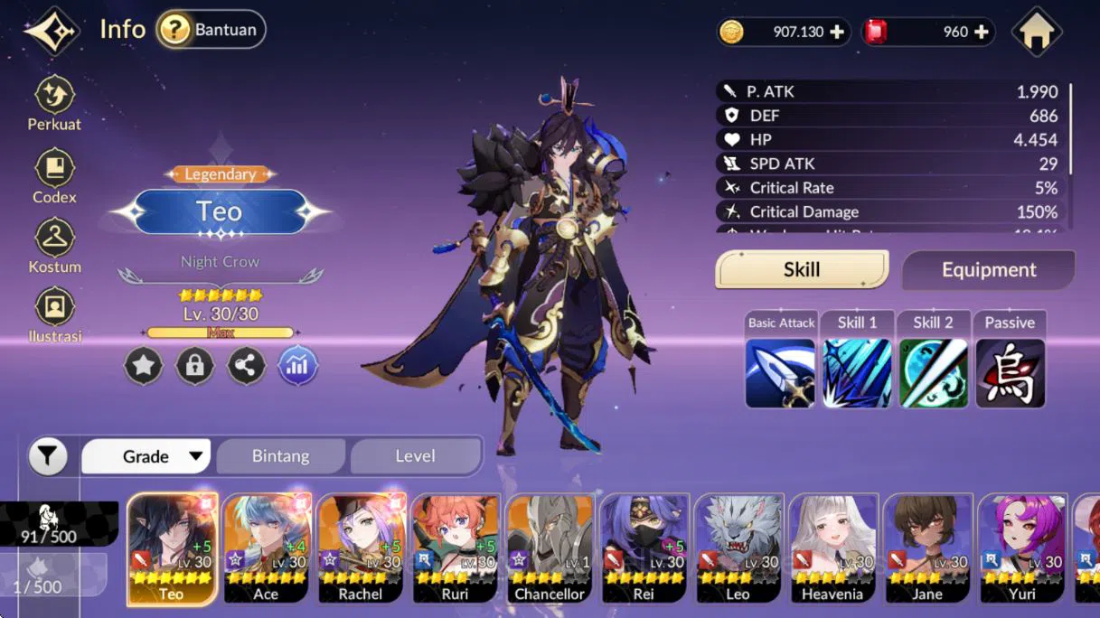Seven Knights Re:Birth Accounts [Re;BIRTH] Global Fresh Starter 5 Legendary (Teo,  image 7