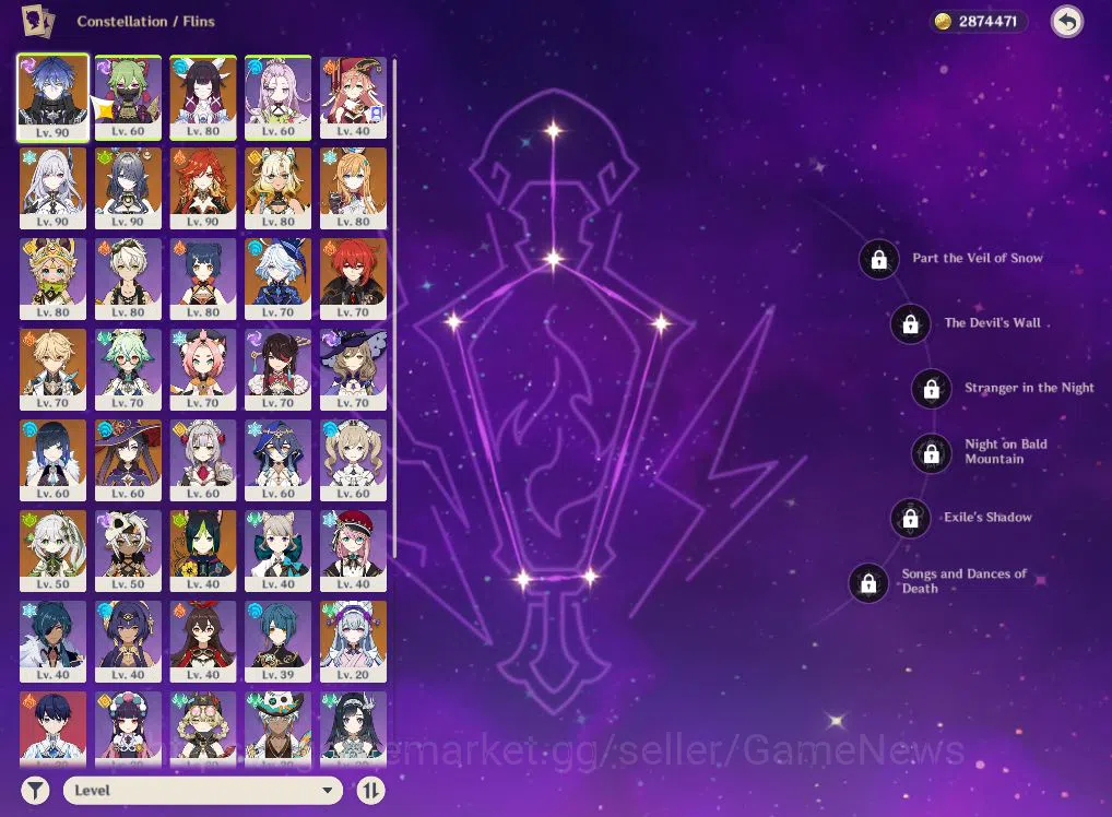 Genshin Impact Accounts ASIA|AR57|PreamTeam Flins,Skrik|10Limited+5(*5WEP) image 3