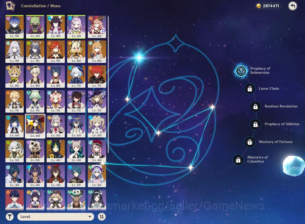 Genshin Impact Accounts ASIA|AR57|PreamTeam Flins,Skrik|10Limited+5(*5WEP) image 5