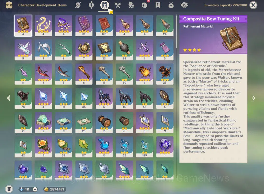 Genshin Impact Accounts ASIA|AR57|PreamTeam Flins,Skrik|10Limited+5(*5WEP) image 8