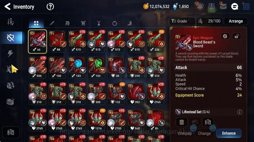 Epic Seven Accounts Mid-Tier Asia Unverif|ML11 7