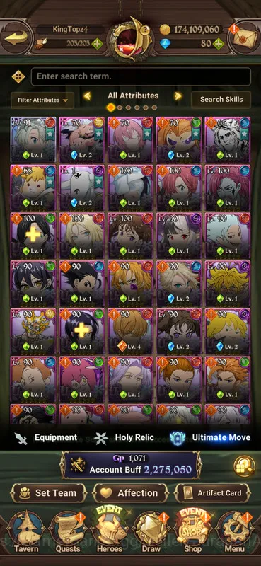 The Seven Deadly Sins: Grand Cross Accounts Asia |2.2M CC| 1LR + 6UR |Collab TOG | Elimeli2/6, image 2