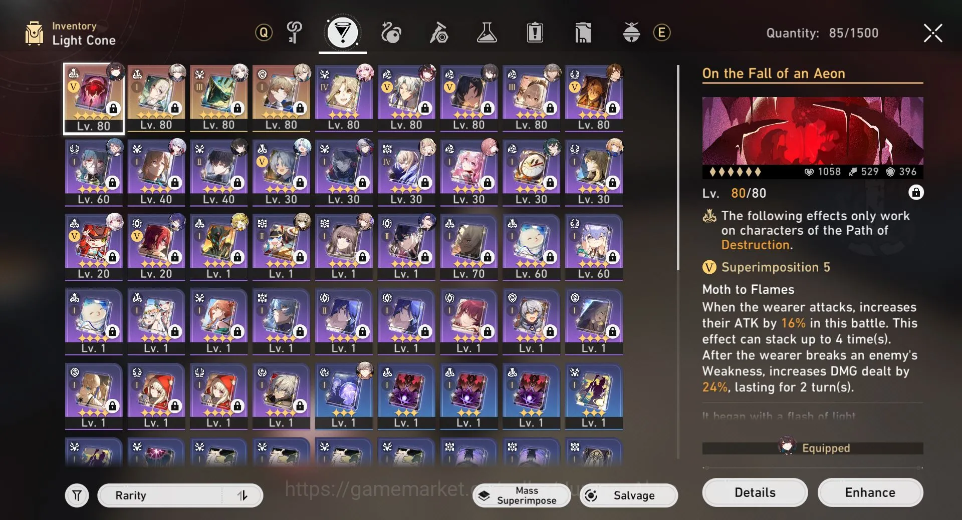 Honkai Star Rail Accounts ASIA [TL67] 6 Limited (Firefly[E1]+Sign,Fexiao,Spa image 3
