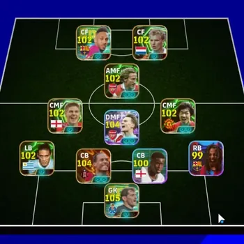 eFootball Accounts Legends & Iconic Players Android|Big Time Virgil van Djik '25|8 Epic Casillas,Dennis Bergkamp,Martin