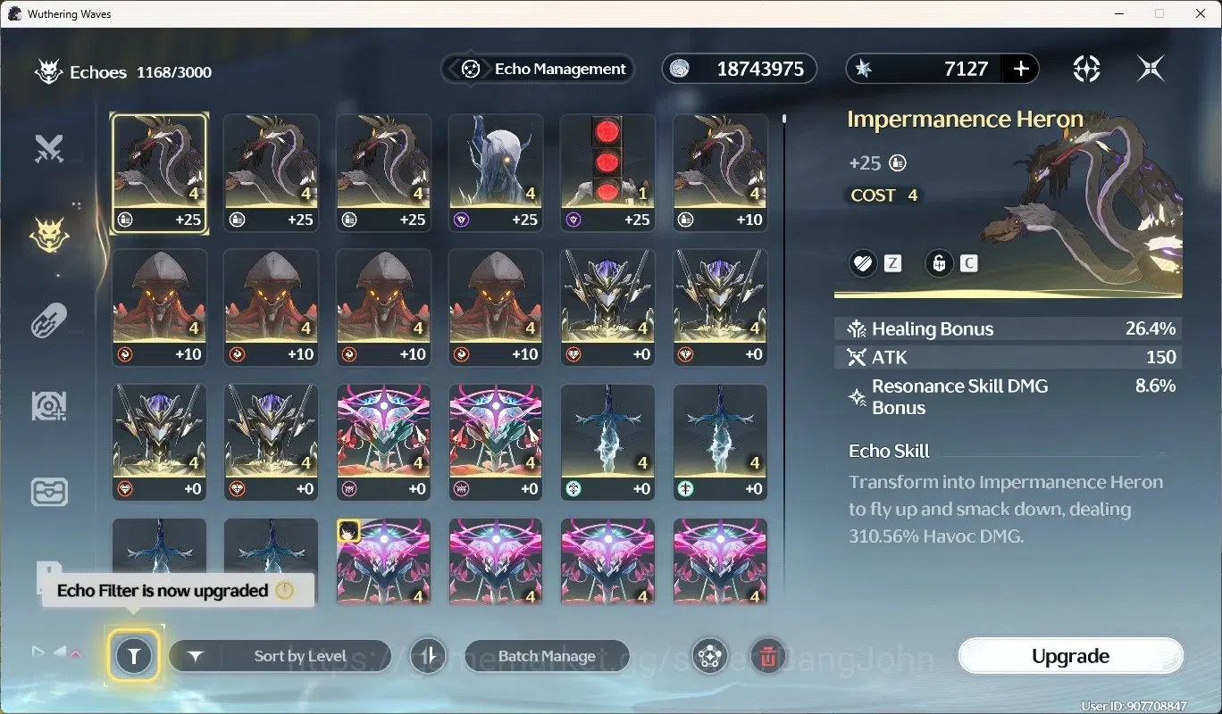 Wuthering Waves Accounts Starter SEA|UL 49|Rank 5|2 Char Limited [Lucy Rc5,Rebecca]+Sign|7,127 Astrite|Mc Female|TakeMail 6