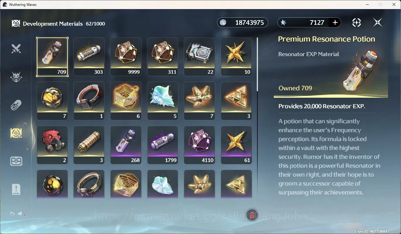 Wuthering Waves Accounts Starter SEA|UL 49|Rank 5|2 Char Limited [Lucy Rc5,Rebecca]+Sign|7,127 Astrite|Mc Female|TakeMail 8