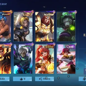 Mobile Legends: Bang Bang Accounts Collector Global|201 Skin|Expert|SABER Saber,VENOM Grock Gusion,DragonTamer Valir,Epic