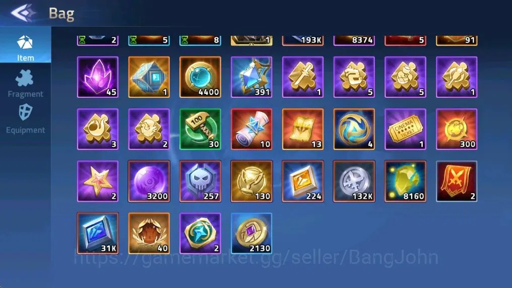 Mobile Legends: Adventure Accounts Global |LV 45|1097k Power |VIP 5|Camp 28-45|Hero 70 |1 UR (Skuld Norns)|1 Epic Skin & 1 9