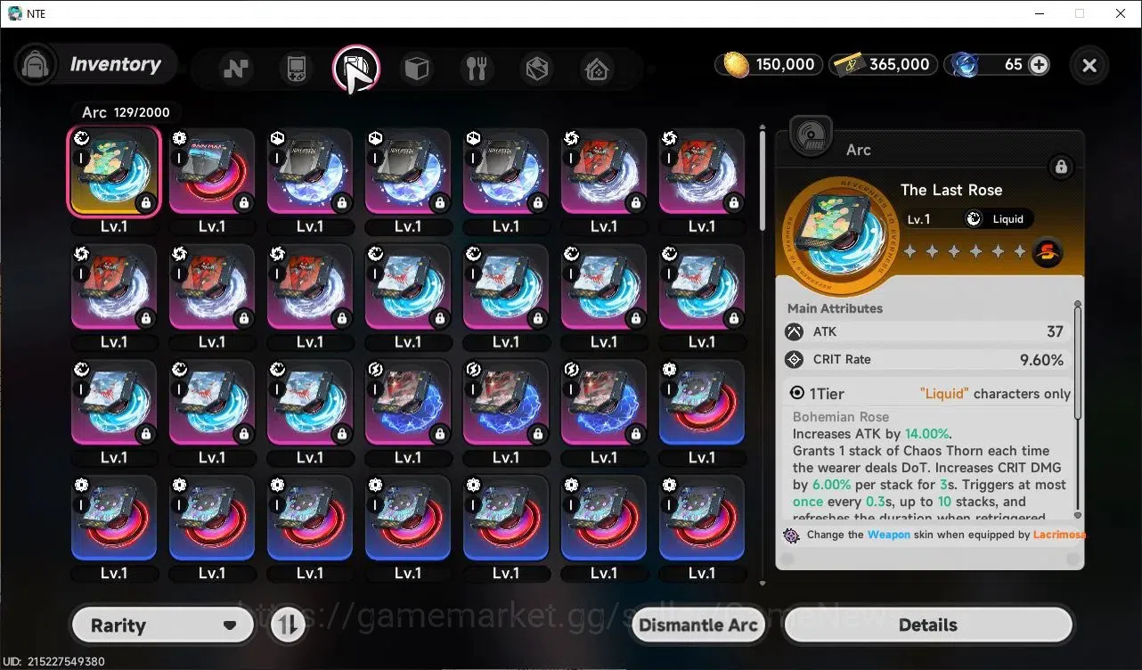 Neverness to Everness Accounts GLOBAL EU|HL 3|3 SSR 1 Limited [Shinku],Sakiri,Baicang |Overcast Glider+2 S-Class Selector 10