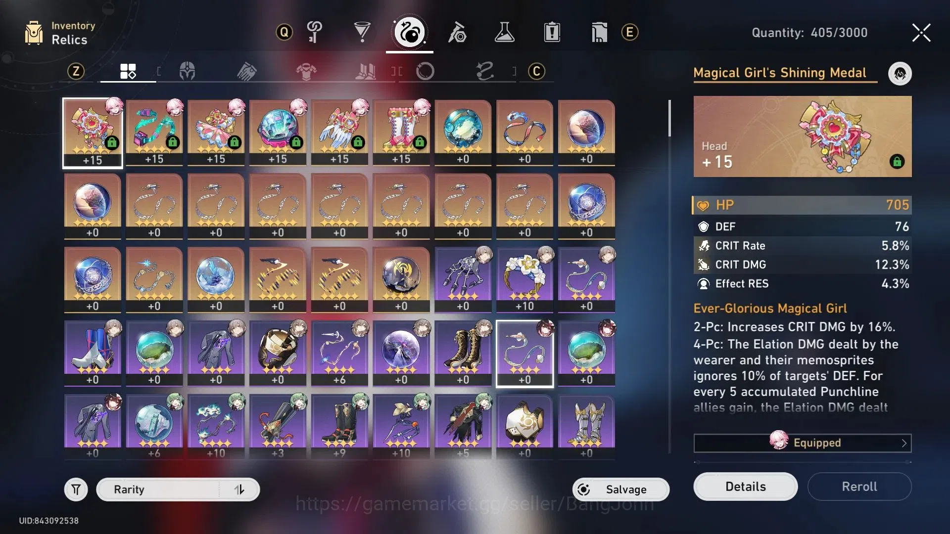 Honkai Star Rail Accounts asia | TL 36 | Huohuo L50, Sparkle L50, Evanescia image 11