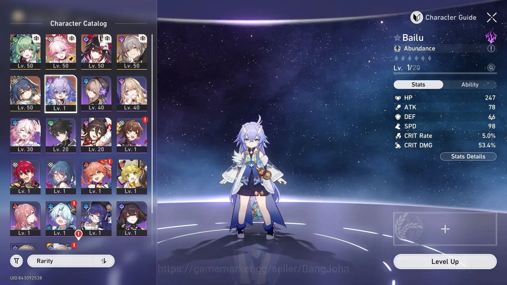 Honkai Star Rail Accounts asia | TL 36 | Huohuo L50, Sparkle L50, Evanescia image 7
