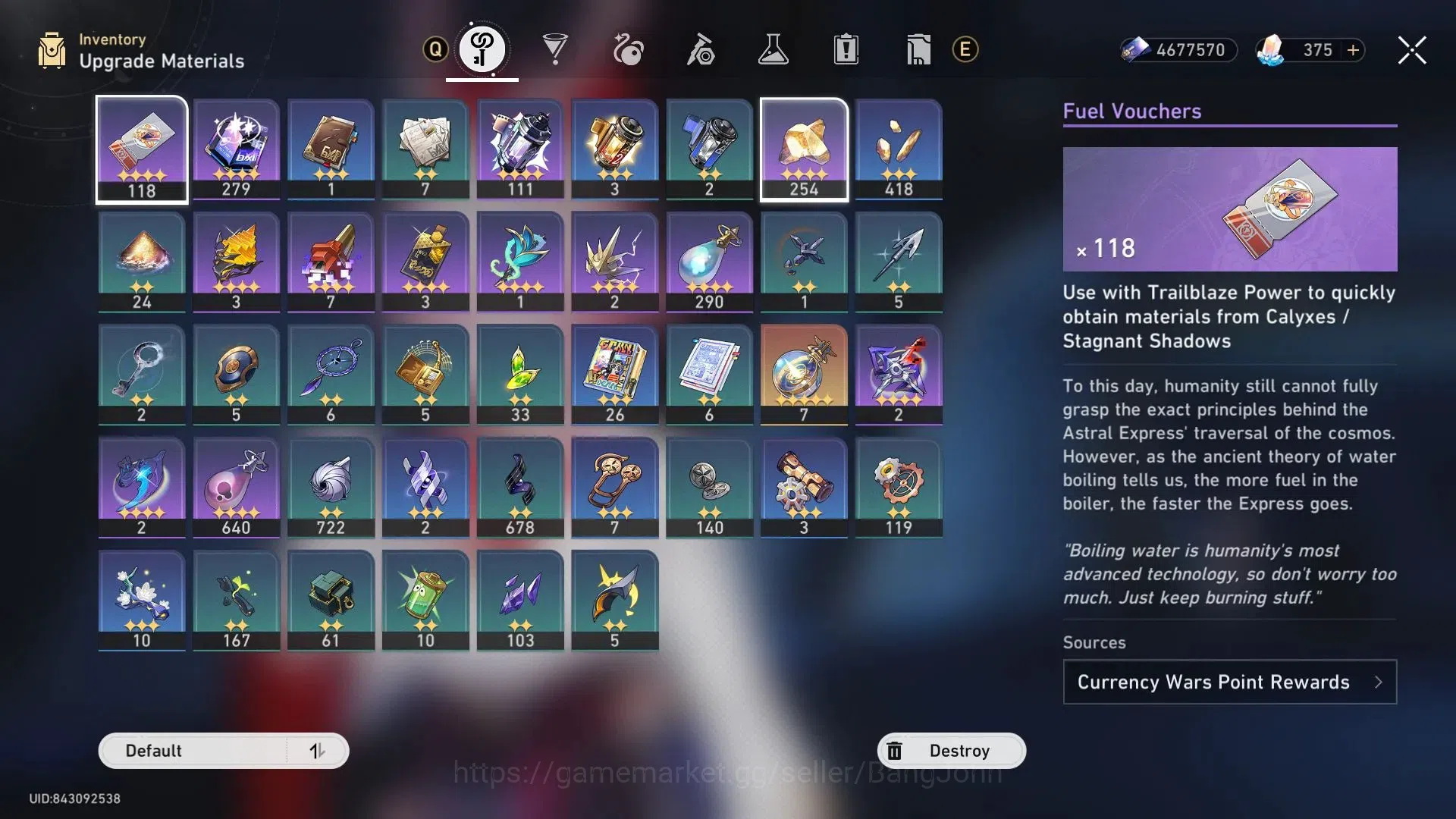 Honkai Star Rail Accounts asia | TL 36 | Huohuo L50, Sparkle L50, Evanescia image 9