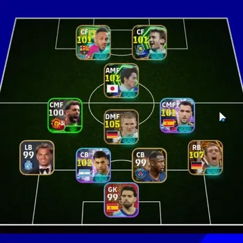 eFootball Accounts Legends & Iconic Players Android|Pwr 3134|Big Time Philipp Lahm|5 Epic Schwensteiger,Aubameyang|4 Show