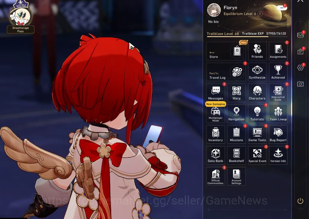 Honkai Star Rail Accounts Mid Game Asia|TL 68|6 Limited|[Hyacine,Tribbie,Hysilens,Kafka,Dante,Archer,etc|Female 6